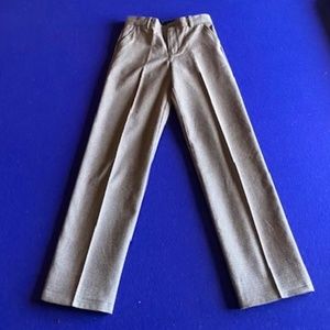 Janie And Jack Brown Pleated Dress Pants Boys Size 10